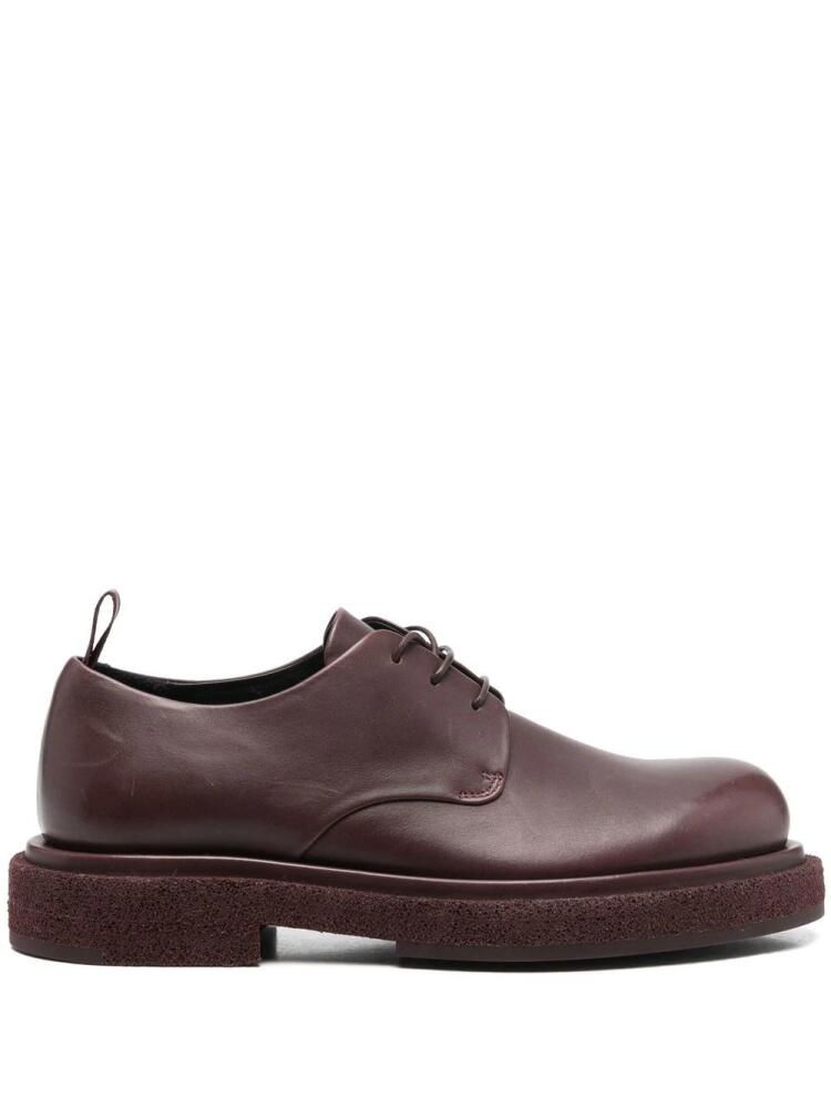 Officine Creative tonal leather brogues - Red Cover