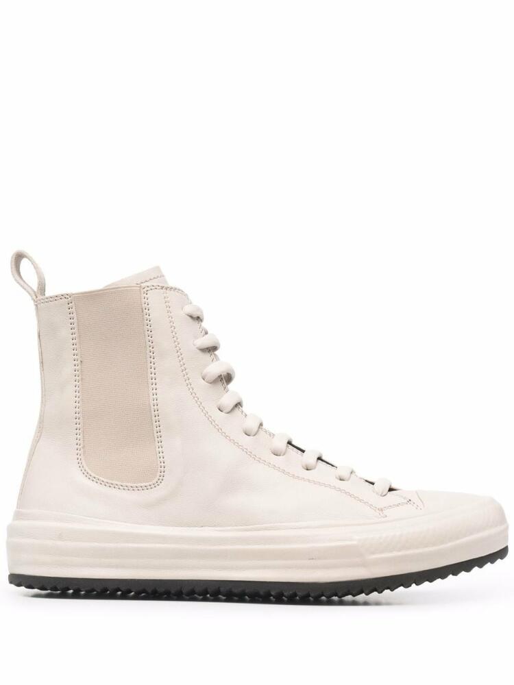 Officine Creative Frida high-top leather sneakers - Neutrals Cover