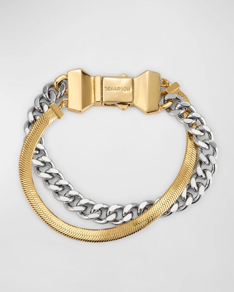 DEMARSON Nadine Layered Two-Tone Bracelet Cover