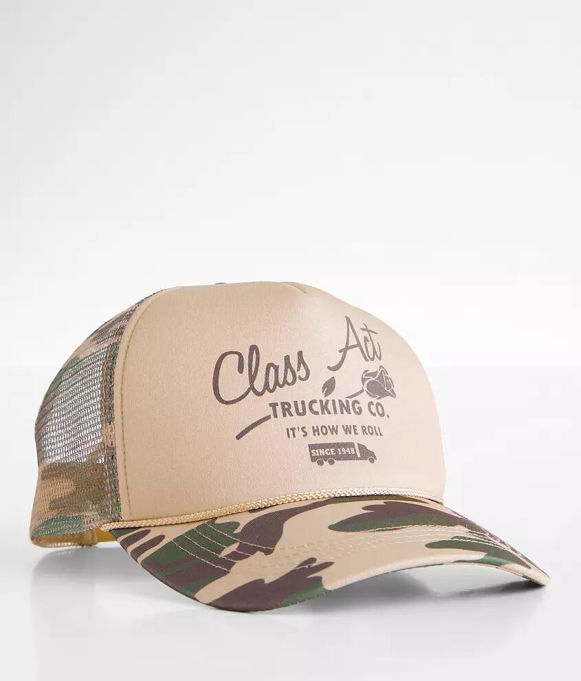 David & Young Class Act Trucking Co. Trucker Hat Cover