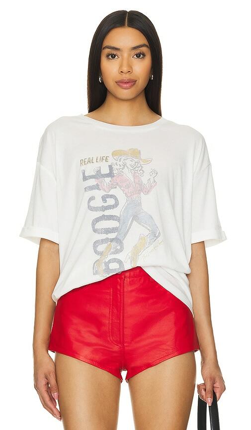 The Laundry Room Coors Boogie Oversized Tee in White Cover