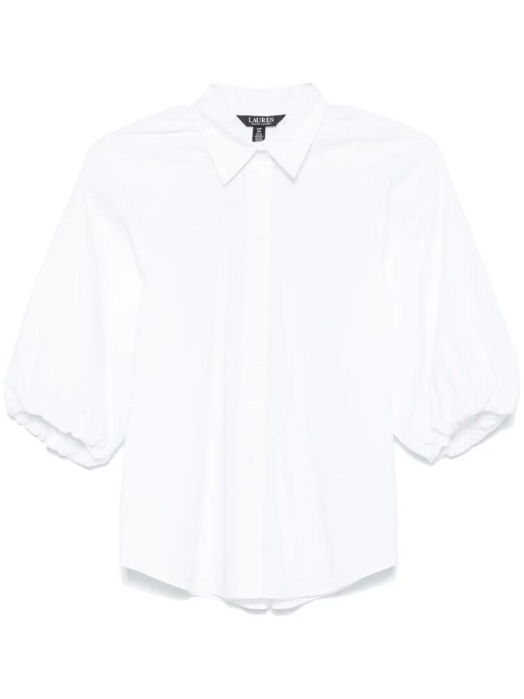 Lauren Ralph Lauren puff-sleeve shirt - White Cover