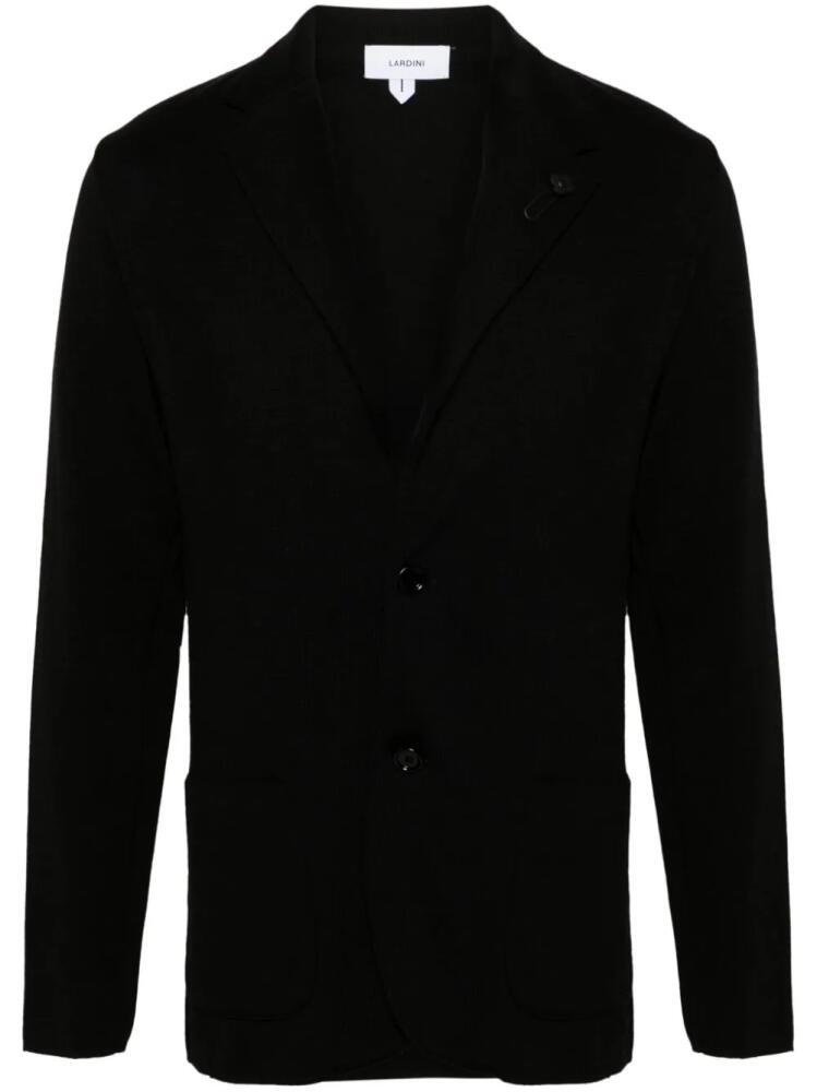 Lardini brooch-appliqué cardigan - Black Cover