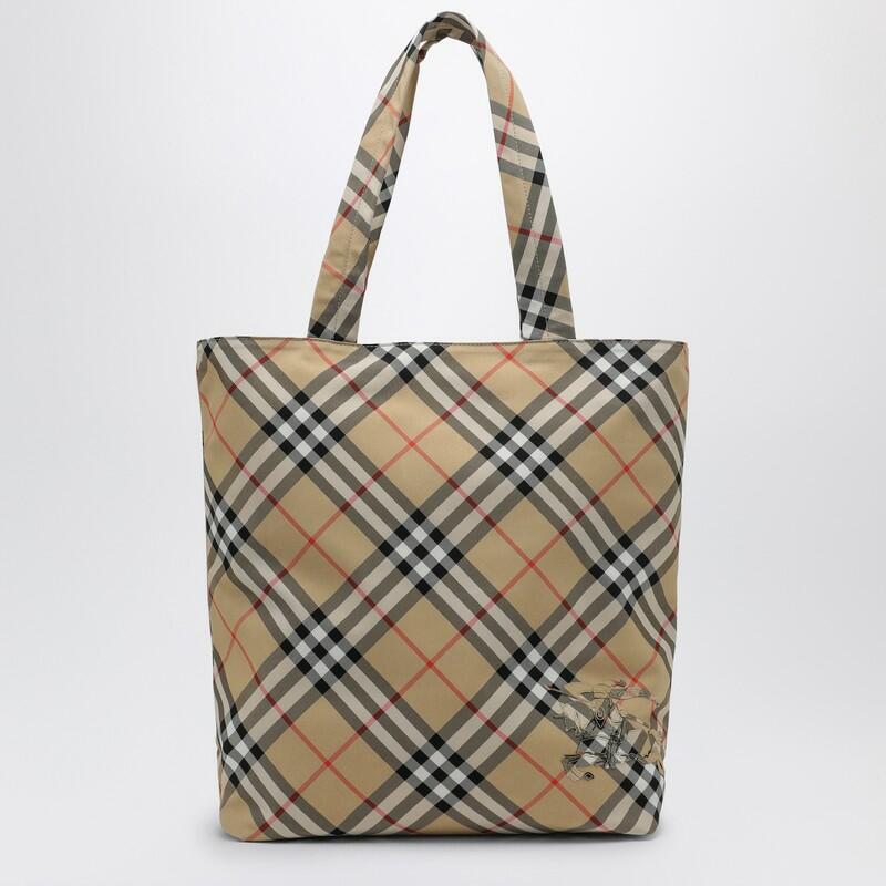 Burberry Check Sand small tote bag Cover