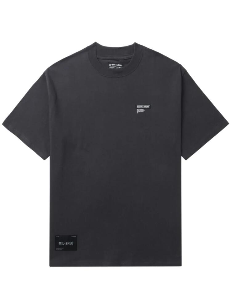 izzue graphic-print cotton T-shirt - Grey Cover