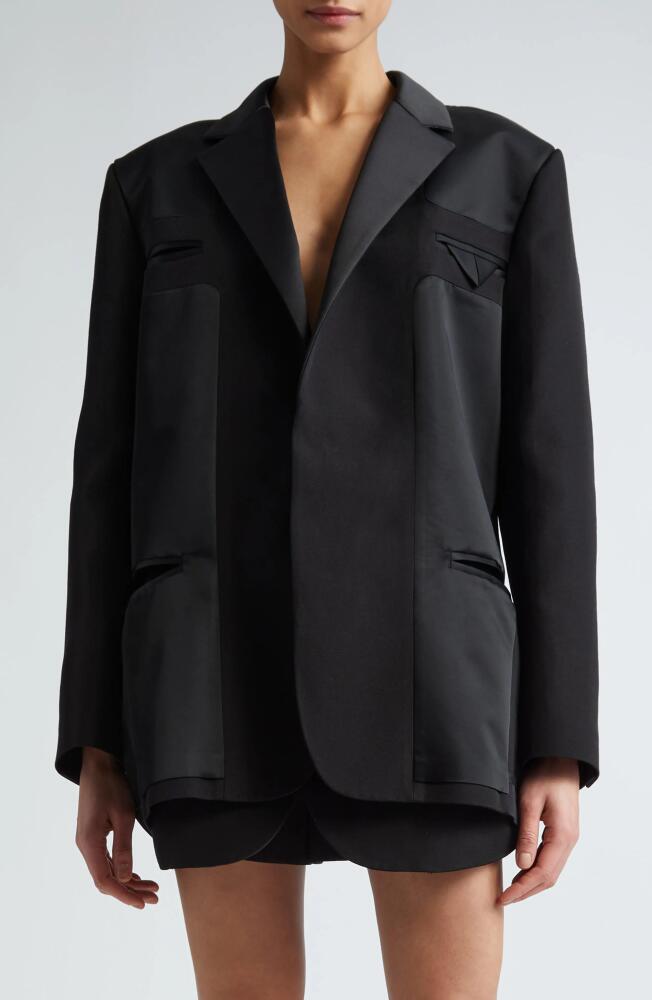 Sacai Reversed Blazer in Black Cover