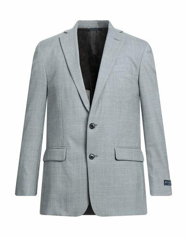 Brooks Brothers Man Blazer Light grey Wool, Polyester Cover