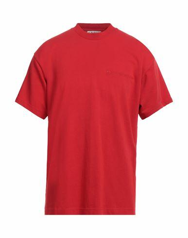 Bel-air Athletics Man T-shirt Red Cotton Cover