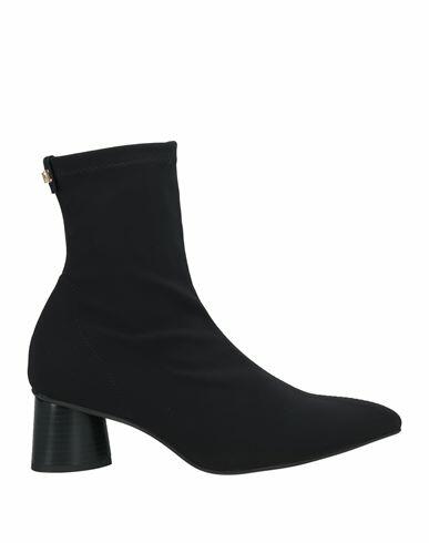 Pedro Miralles Woman Ankle boots Black Textile fibers Cover