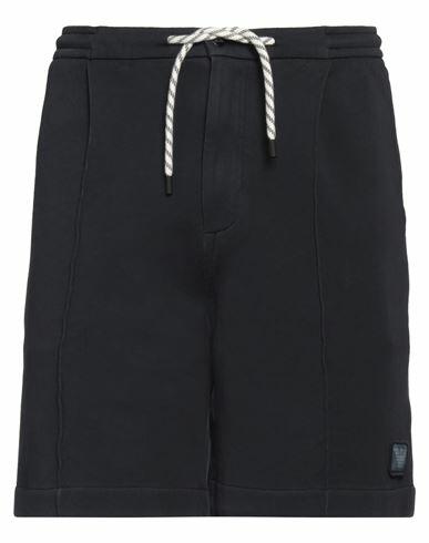 Emporio Armani Man Shorts & Bermuda Shorts Navy blue Cotton, Polyester, Elastane Cover