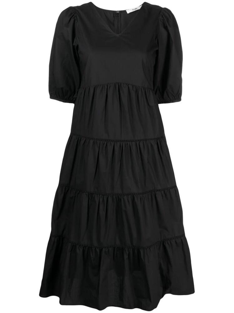 b+ab empire-line cotton midi dress - Black Cover