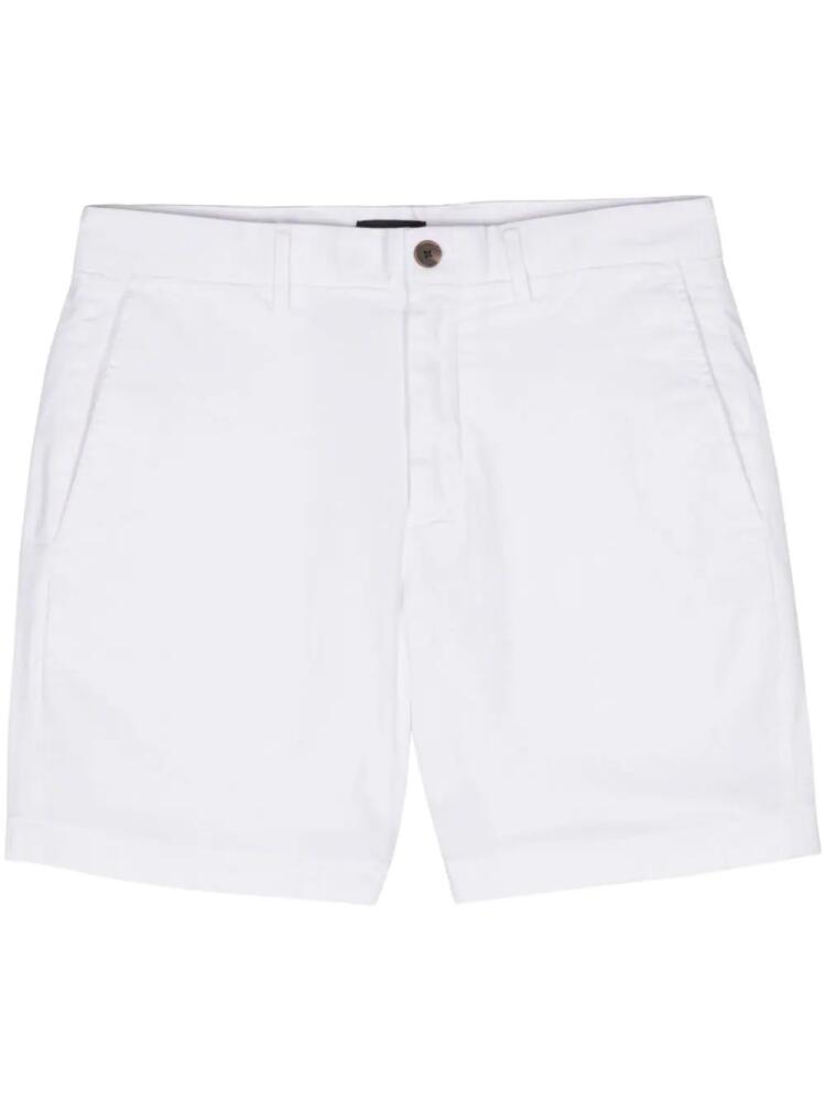 Theory Zaine mid-rise chino shorts - White Cover