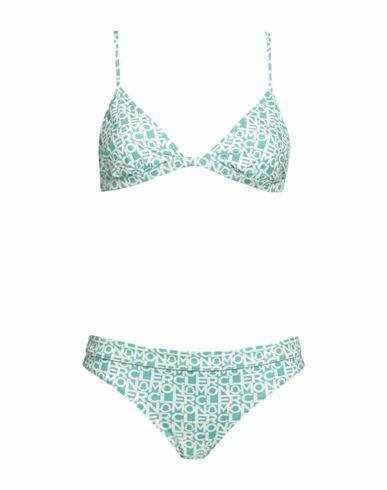 Moncler Woman Bikini Green Polyamide, Elastane Cover