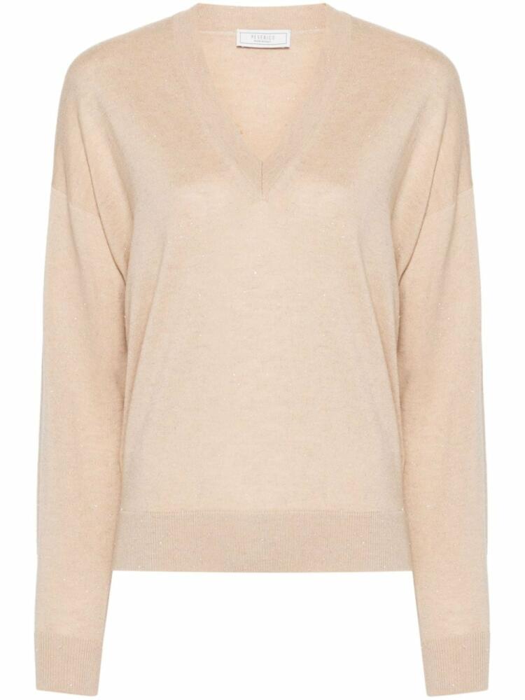 Peserico lurex sweater - Neutrals Cover