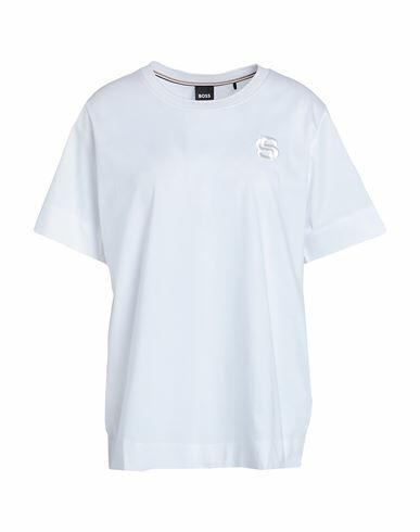 Boss Woman T-shirt White Cotton, Elastane Cover