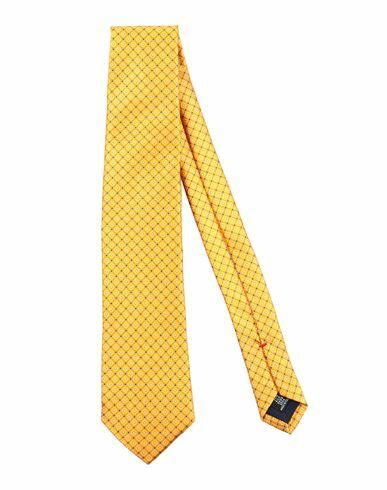 Fiorio Man Ties & bow ties Ocher Silk Cover