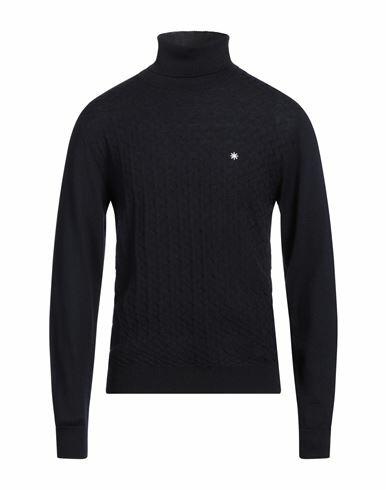 Manuel Ritz Man Turtleneck Midnight blue Wool Cover