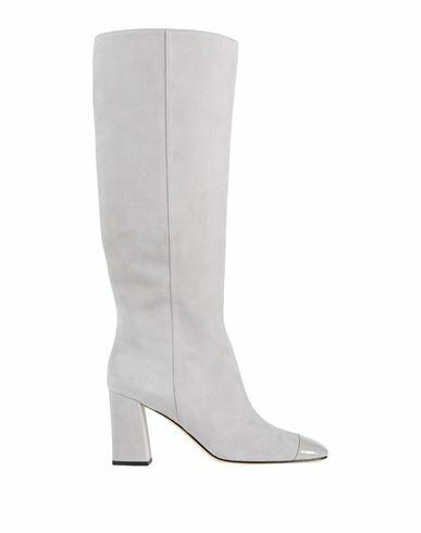 Sergio Rossi Woman Boot Light grey Soft Leather Cover