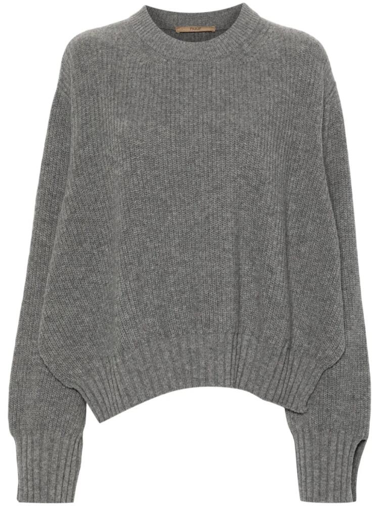 Nuur ribbed-knit sweater - Grey Cover