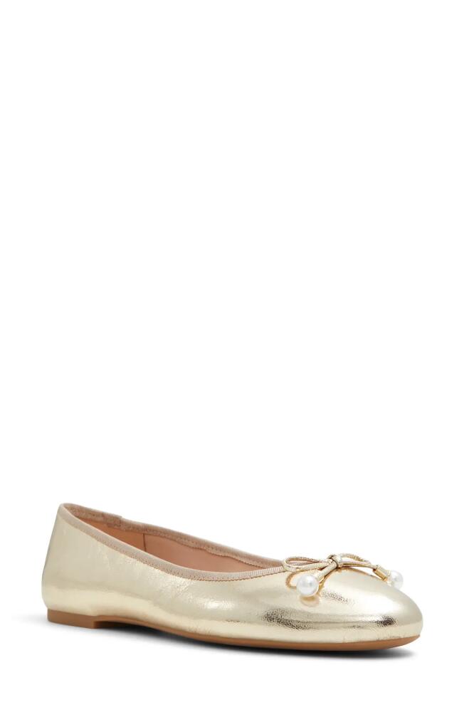 Ted Baker London Ava Icon Ballet Flat in Gold Cover