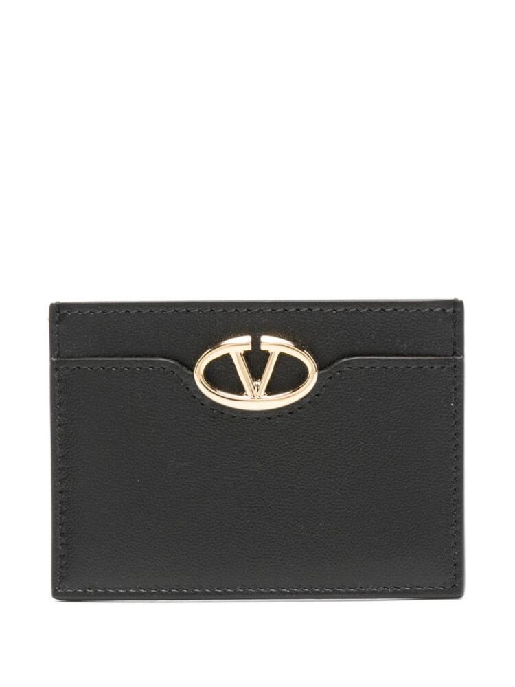 Valentino Garavani VLogo Signature leather cardholder - Black Cover