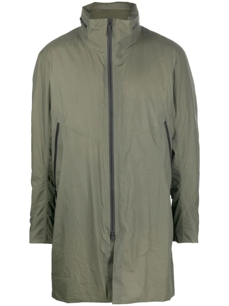 Veilance Monitor zipped coat - Green Cover