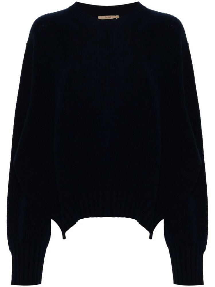 Nuur ribbed-knit sweater - Blue Cover