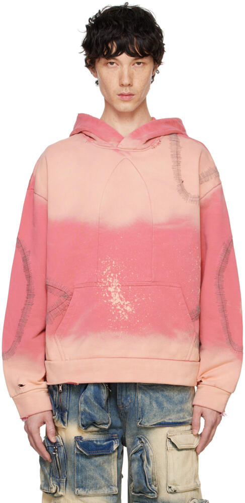 Who Decides War Pink Windowed Sweatshirt Cover