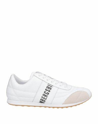 Bikkembergs Man Sneakers White Soft Leather Cover