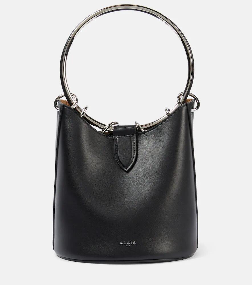 Alaïa Ring Medium leather bucket bag Cover