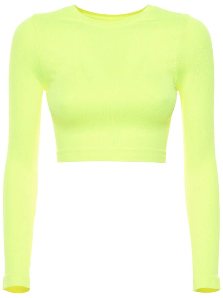 PRISM SQUARED Evoke Ribbed Crop Top Cover