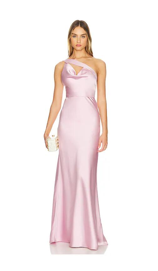 Herve Leger The Vivian Gown in Pink Cover