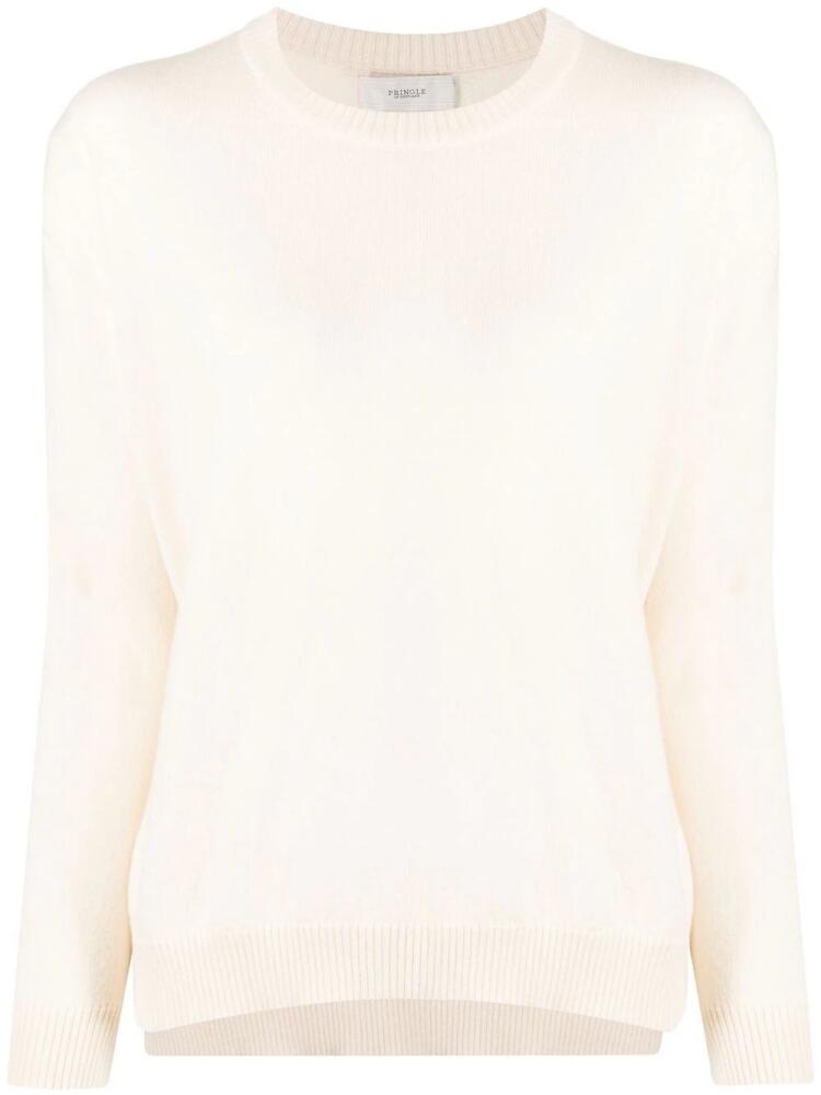 Pringle of Scotland round-neck cashmere jumper - White Cover