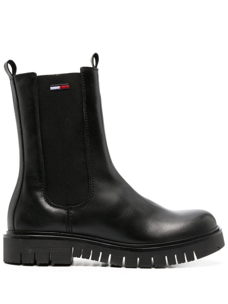 Tommy Jeans 30mm chunky Chelsea boots - Black Cover