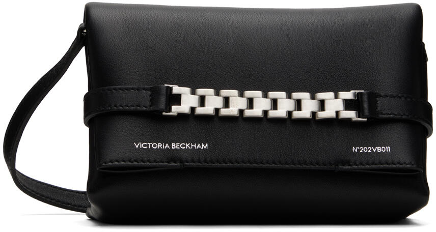 Victoria Beckham Black Mini Chain Pouch Cover