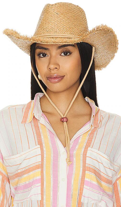 8 Other Reasons Fringe Cowboy Hat in Tan Cover