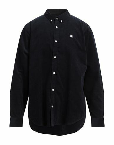 Carhartt Man Shirt Midnight blue Cotton Cover