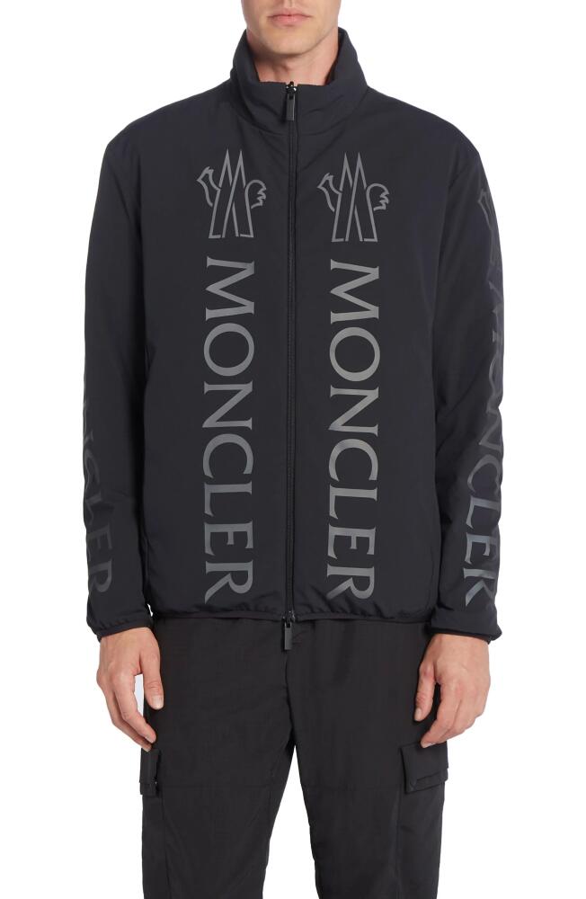 Moncler Ponset Reversible Water Repellent Down Puffer Jacket in Black Cover