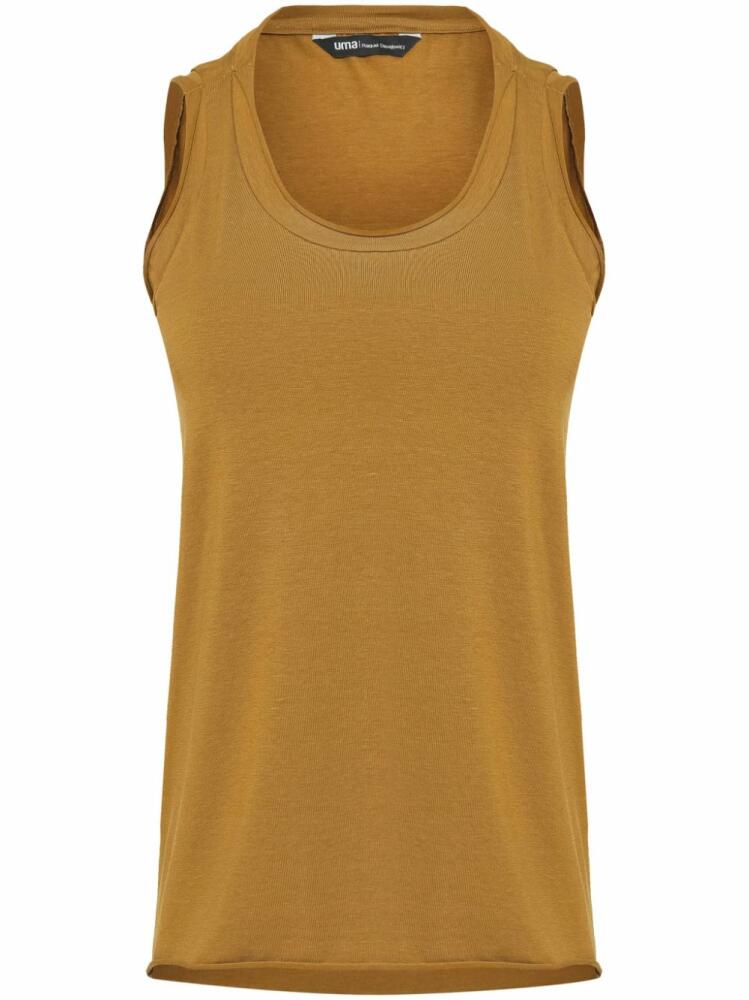 Uma | Raquel Davidowicz round-neck sleeveless top - Yellow Cover