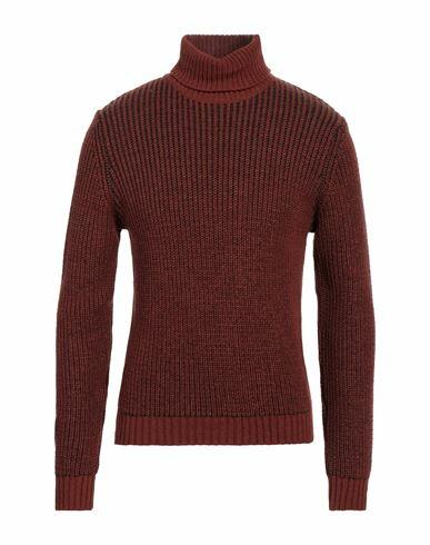 Gazzarrini Man Turtleneck Rust Acrylic, Wool Cover