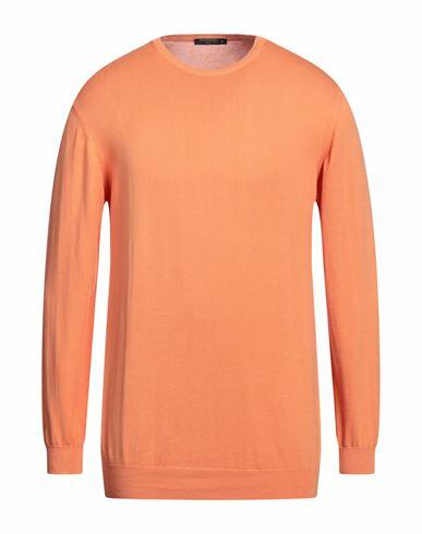 Avignon Man Sweater Orange Cotton Cover