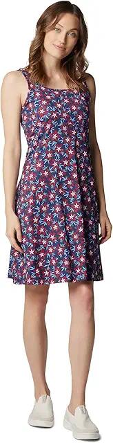 Columbia Freezer III Dress (Nocturnal Hibiscustripe) Women's Dress Cover