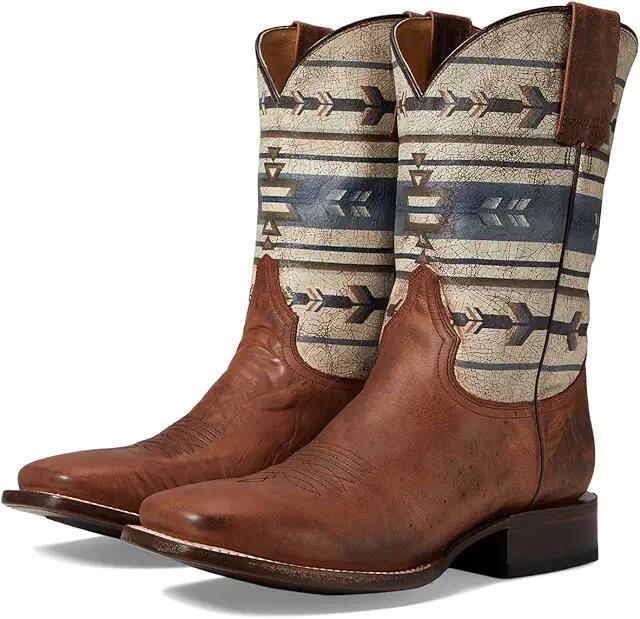 Roper Cowboy Aztek (Tan 2) Men's Shoes Cover