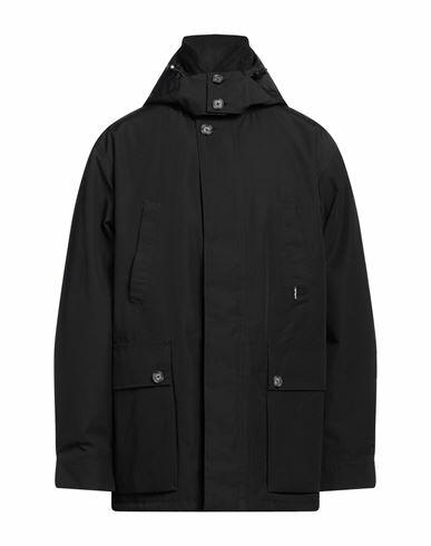 Carhartt Man Overcoat & Trench Coat Black Polyester, Cotton Cover