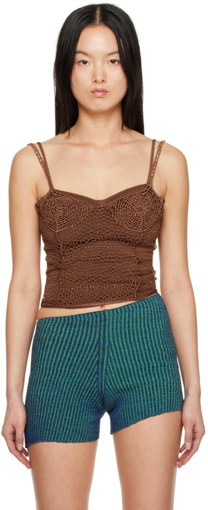 Isa Boulder Brown Mindmap Tank Top Cover