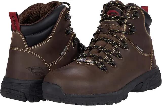 Avenger Work Boots Flight 6 AT (Brown) Men's Shoes Cover