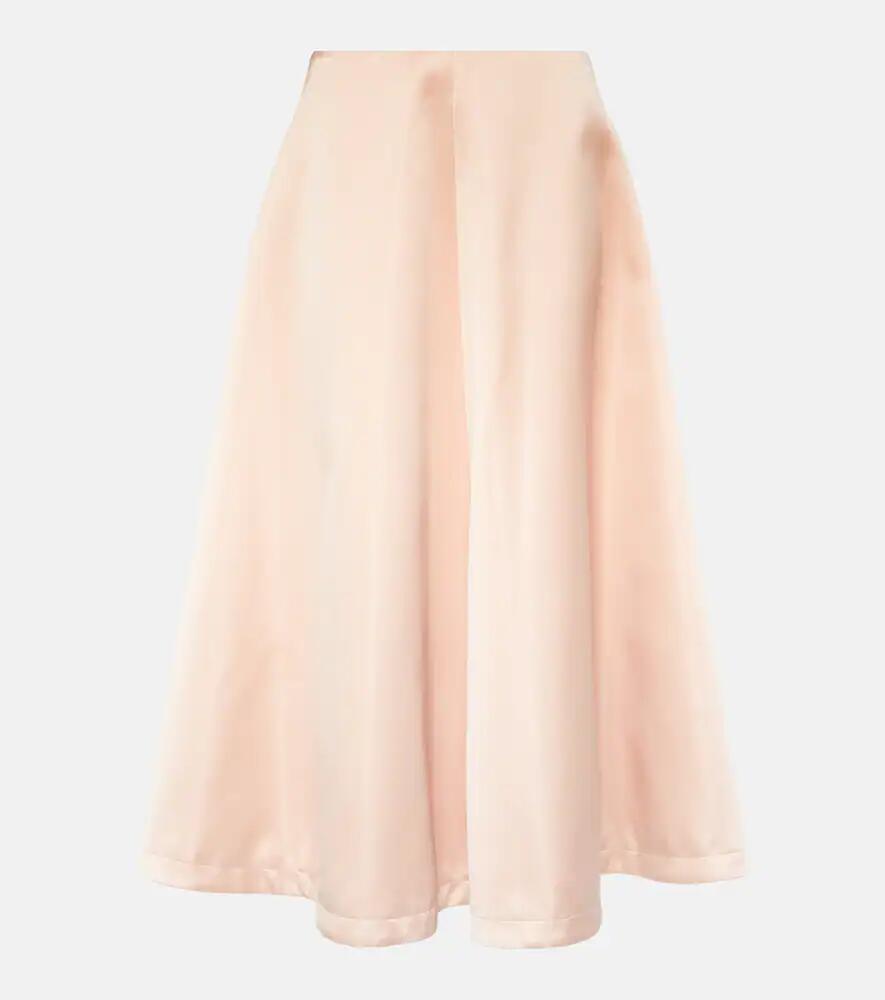 Altuzarra Varda satin midi skirt Cover