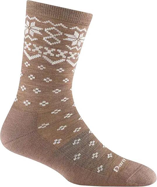 Darn Tough Vermont Shetland Crew Lightweight with Cushion (Bark) Women's Crew Cut Socks Shoes Cover