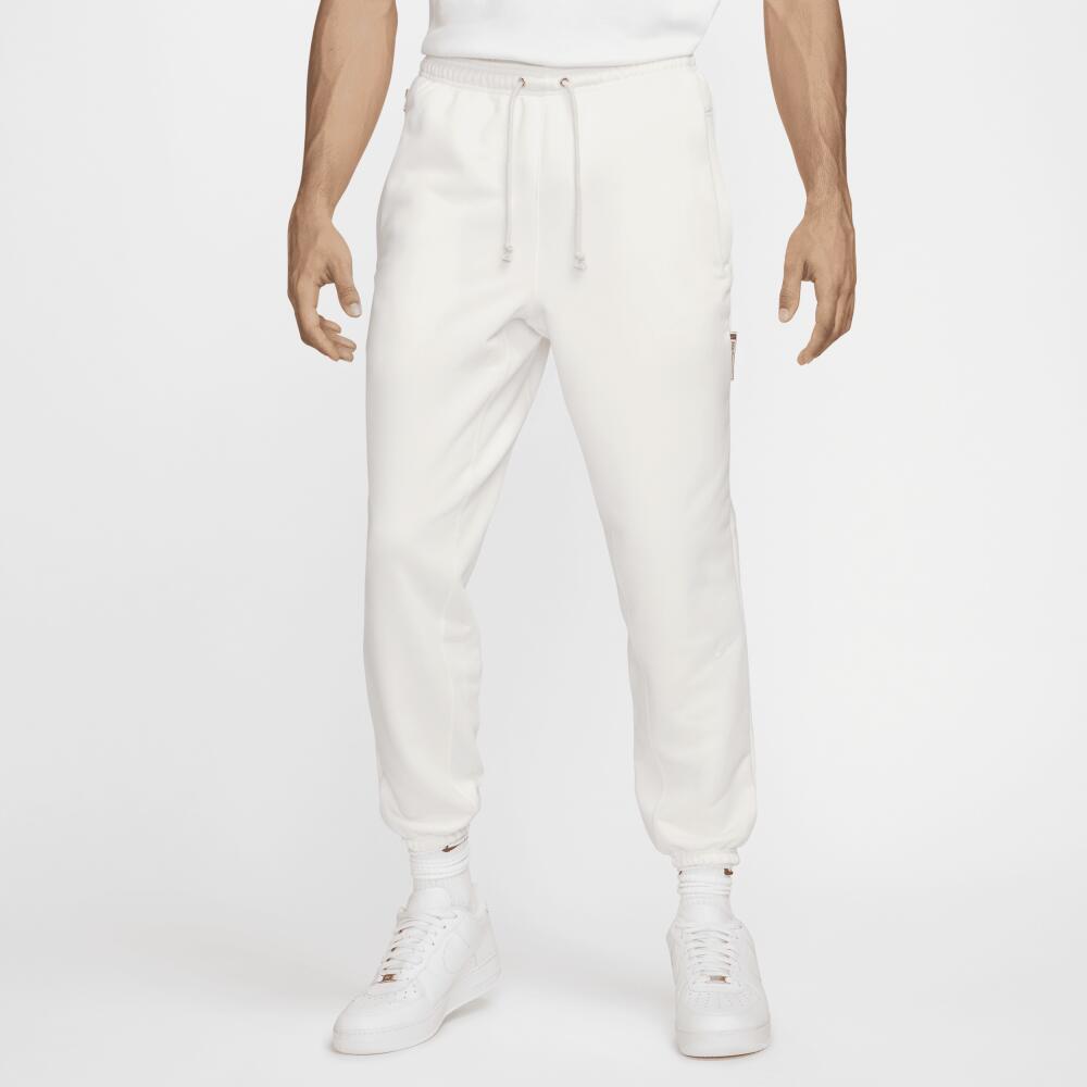 Nike Men's Standard Issue Dri-FIT Basketball Pants in White Cover