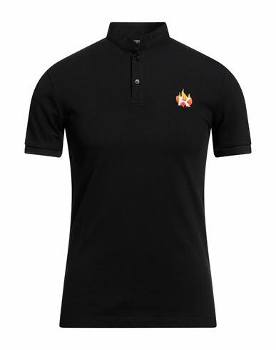 The Kooples Man Polo shirt Black Cotton Cover